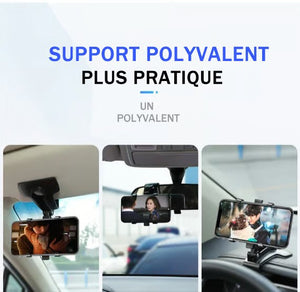 👍2024 Véritable mise à niveau🔥Support de téléphone portable multifonction pour tableau de bord de voiture