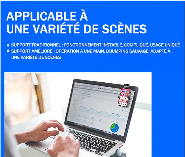 👍2024 Véritable mise à niveau🔥Support de téléphone portable multifonction pour tableau de bord de voiture