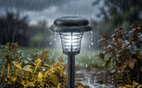 🌞🦟 Lampe Anti-Moustique Solaire à Planter — Double Éclairage